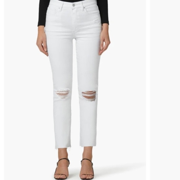 Joe’s The Scout white destroyed button fly jeans. Size 27 - Picture 1 of 11